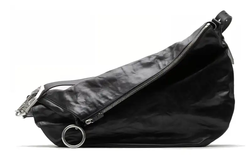 Burberry Calfskin Handbag, Shoulder Bag Large Women's Black