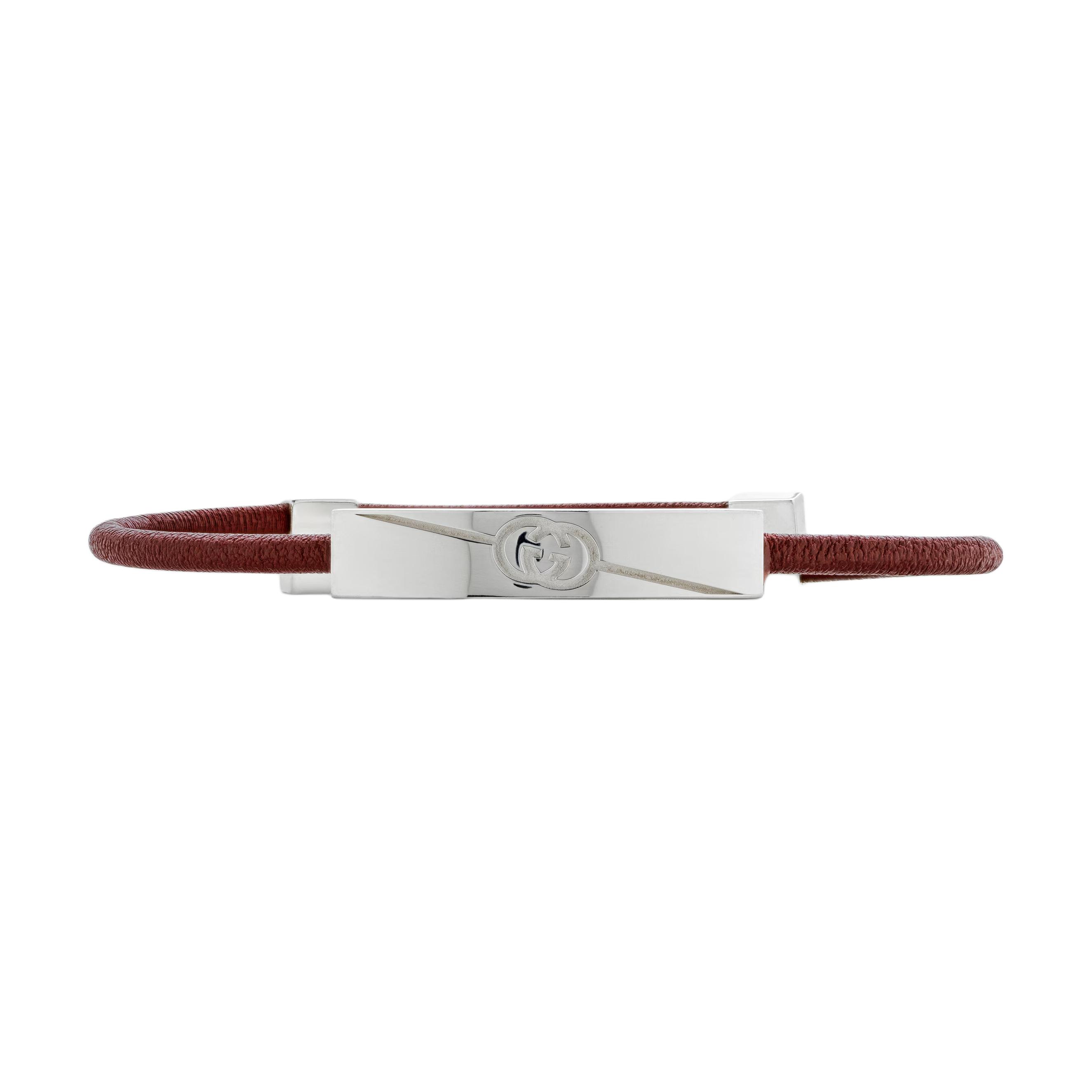Браслет Gucci GUCCI GG 925 (серебряно-красный)