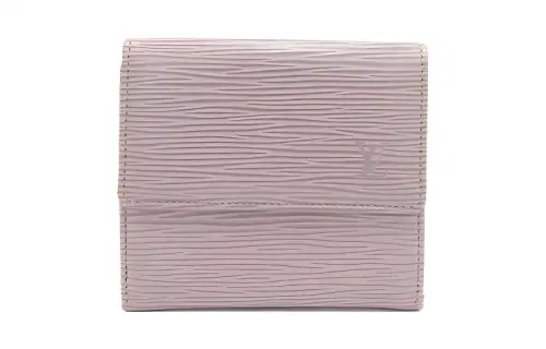 LOUIS VUITTON EPI Leather Wallet Unisex Dark Pink