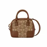 LOEWE Amazona Jacquard Fabric With Cow Leather Shoulder Bag, Crossbody Bag, Handbag Mini Women's Brown