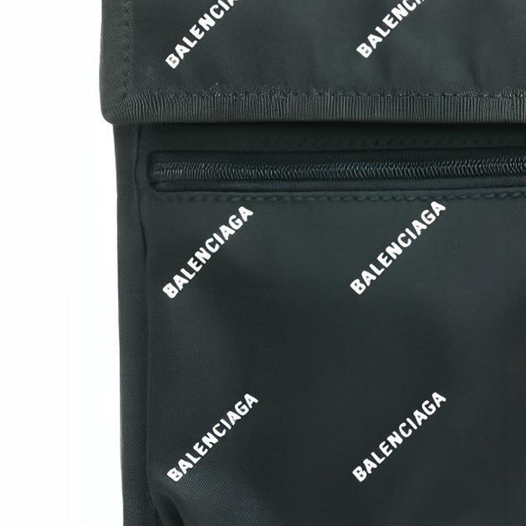 Женская сумка Balenciaga Logo (черная) — фото 4