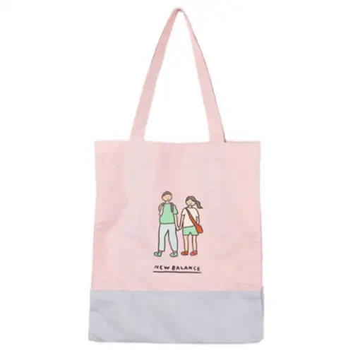 New Balance ZPZ Collaboration Fabric Tote Bag, Shopping Bag, Handbag, Shoulder Bag Unisex Pink