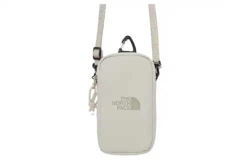 THE NORTH FACE 0.4L Cell Phone Pouch, Shoulder Bag, Crossbody Bag, Outdoor Bag Polyester White Unisex