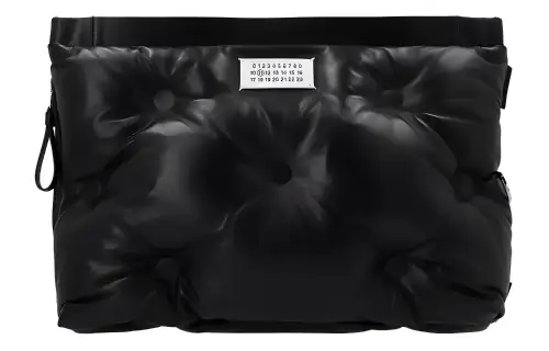 Maison Margiela Glam Slam Leather Crossbody Bag, Shoulder Bag Women's Black