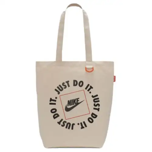 Nike Zoom Heritage Canvas Handbag, Tote, Canvas Bag, Shoulder Bag Regular Unisex White