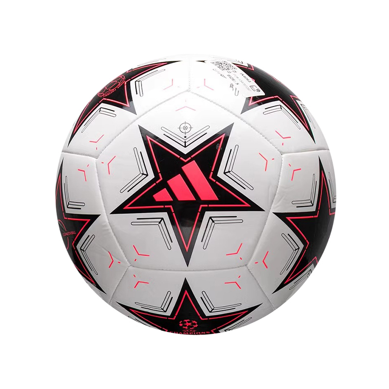 Adidas Size 5 Ball Soccer Ball TPU Machine Stitched Soccer Ball Unisex White Red