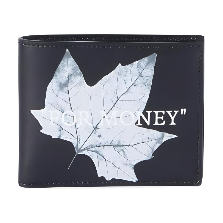 OFF-WHITE Quote Bookish X-Ray Leather Wallet