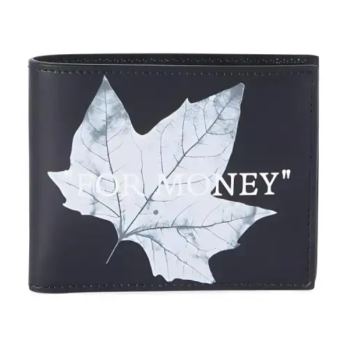 OFF-WHITE Quote Bookish X-Ray Leather Wallet