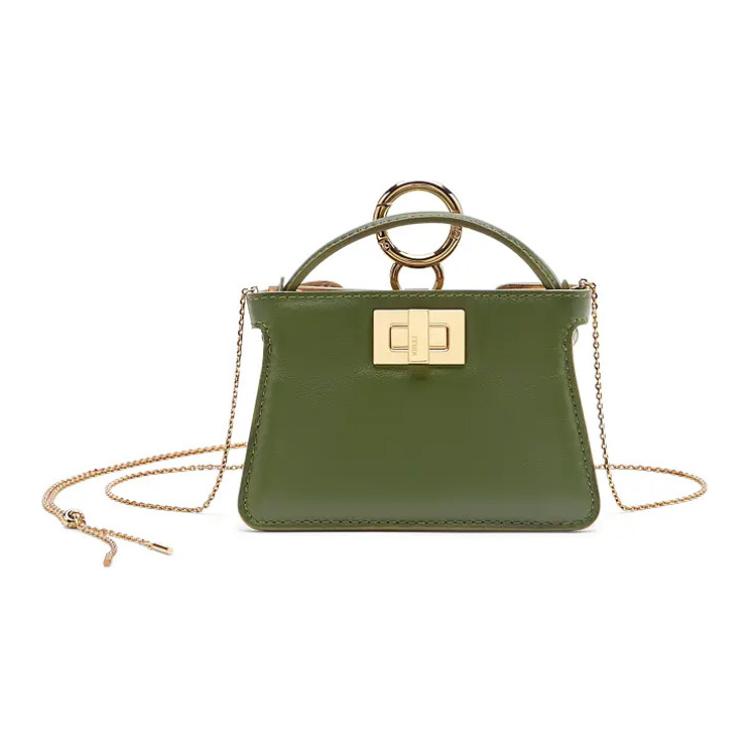 Женская сумка Fendi Peekaboo (зеленая)