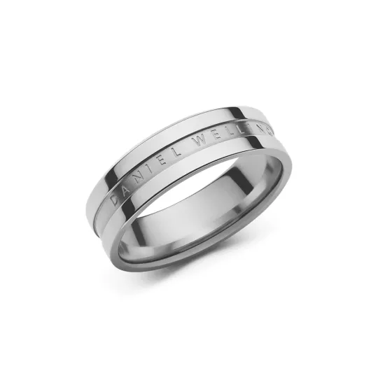 Daniel Wellington Alloy Rings Unisex Silver