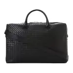 Bottega Veneta Cow Leather Handbag, Shoulder Bag Large Men's Black