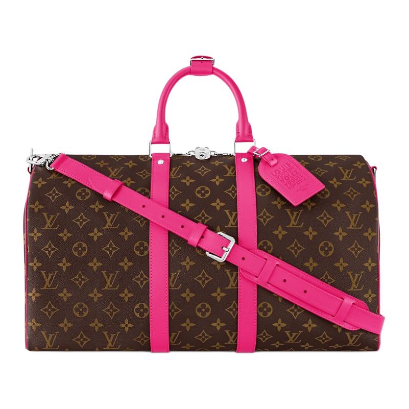 Сумка Louis Vuitton LOUIS VUITTON keepall BANDOULIÈRE 45 (розовый)
