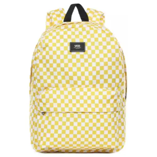 Vans Polyester Backpack Regular Unisex Yellow White Multicolor