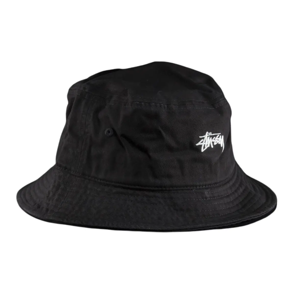 Stüssy Logo Embroidered Bucket Hat