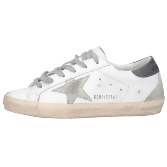 Golden Goose Super Star Low Top Skateboard Shoes Women's Gray