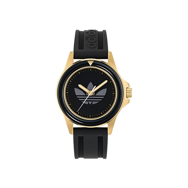 Adidas Originals Adidas Wrist Watches Quartz Movement Silicone Strap 44mm Black Dial Unisex