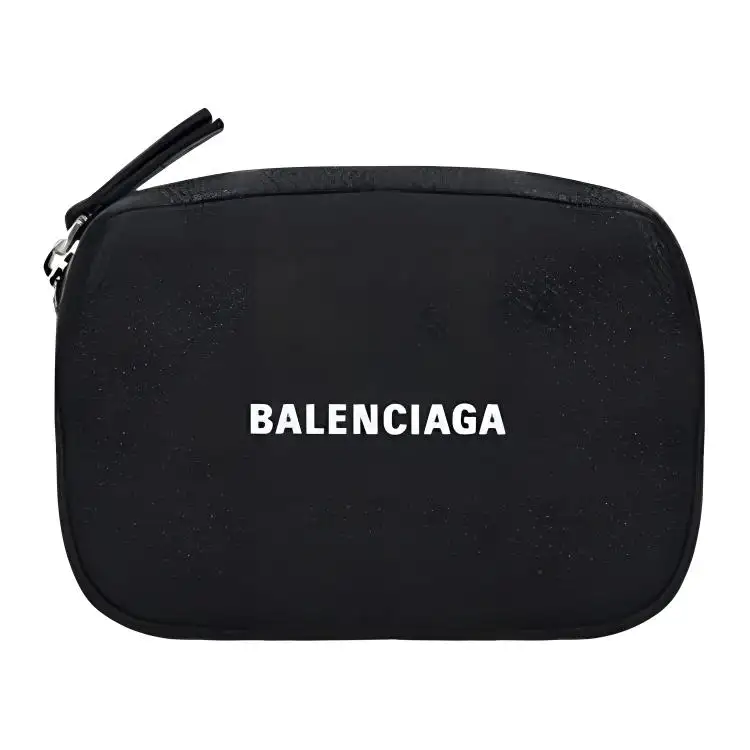 Balenciaga Cow Leather Crossbody Bag Men's Black