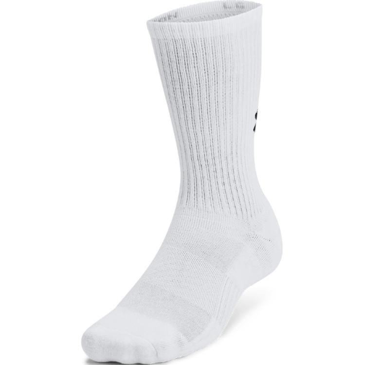 Under Armour Crew Socks Unisex 3 Pack White