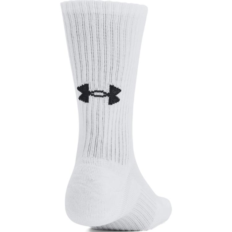 Under Armour Crew Socks Unisex 3 Pack White