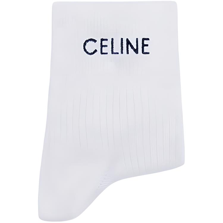 CELINE SS23 Ankle Socks Women’s White