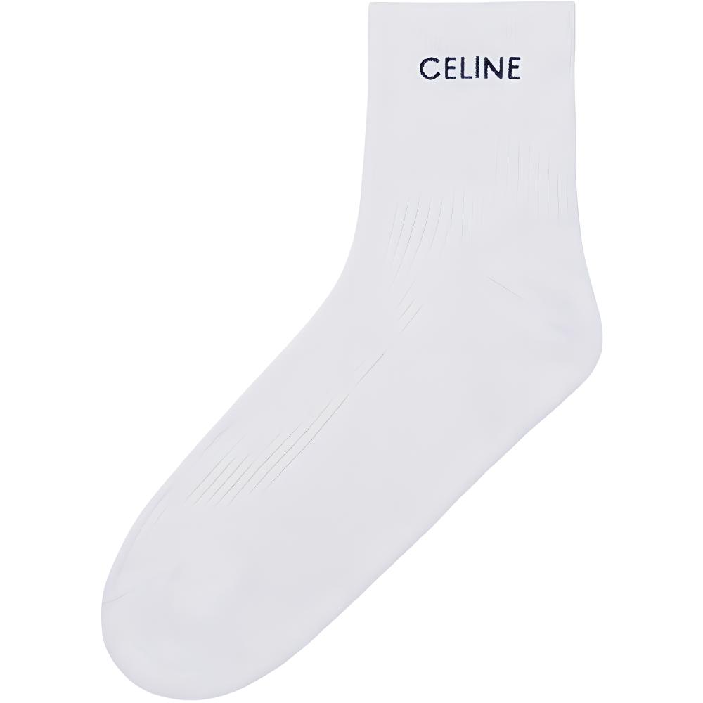CELINE SS23 Ankle Socks Women’s White