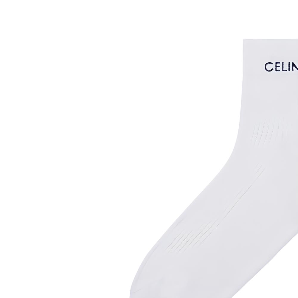 CELINE SS23 Ankle Socks Women’s White