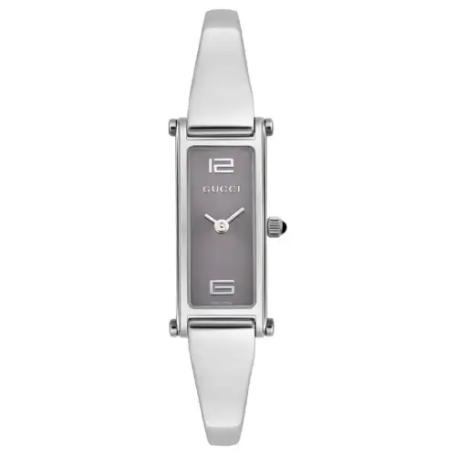 GUCCI Wrist Watches Quartz Movement Stainless Steel Watchband 12mm Gray Dial Women's Watch 30m Water Resistant