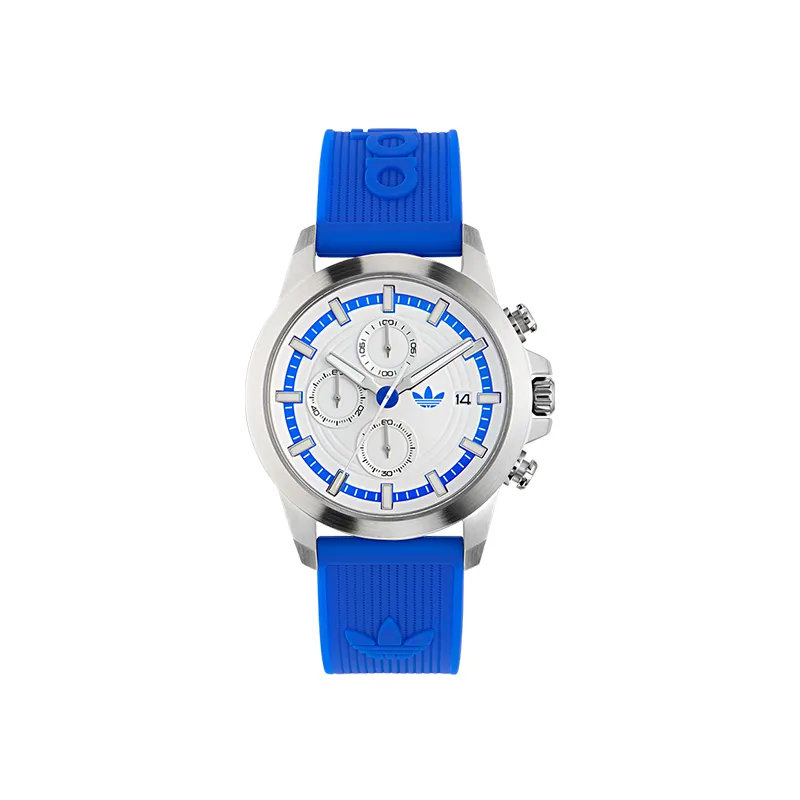 Adidas Originals Adidas Wrist Watches Quartz Movement Silicone Strap 43mm White Dial Unisex