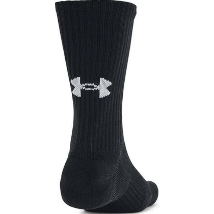 Under Armour Crew Socks Unisex 3 Pack Black