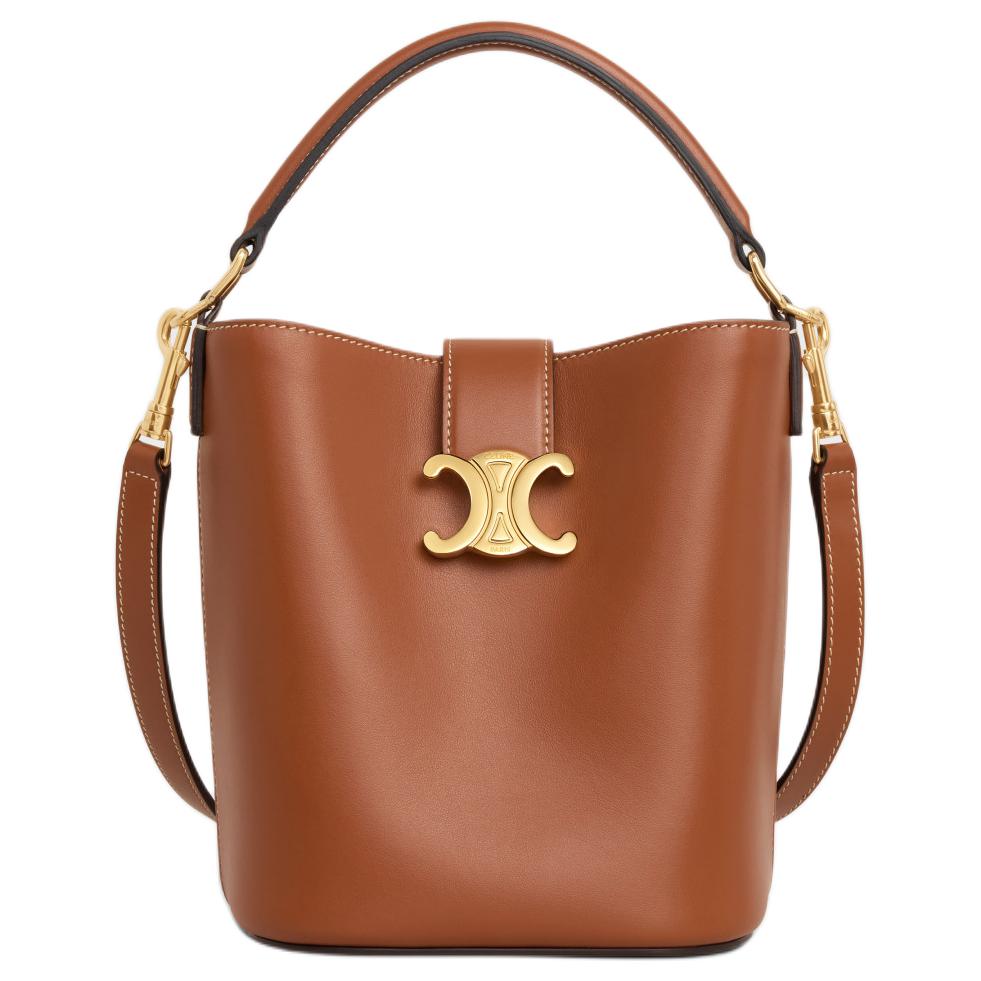 CELINE Celine, removable adjustable straps, leather foldable small one-shoulder bag