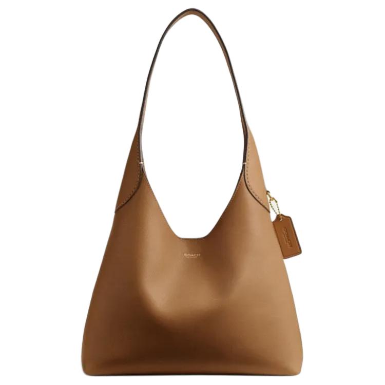 Женская сумка COACH Brooklyn 28 (коричневая)