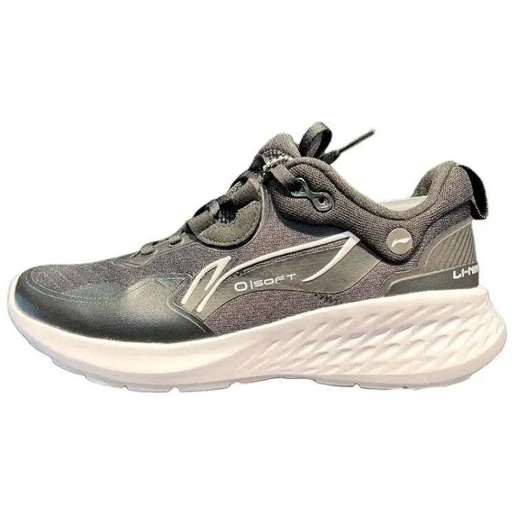 Li Ning Fashion Trend Low top Casual Shoes Women's Black White