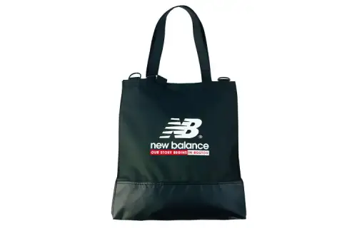 New Balance Fabric Tote Bag, Shopping Bag, Shoulder Bag Regular Unisex Black