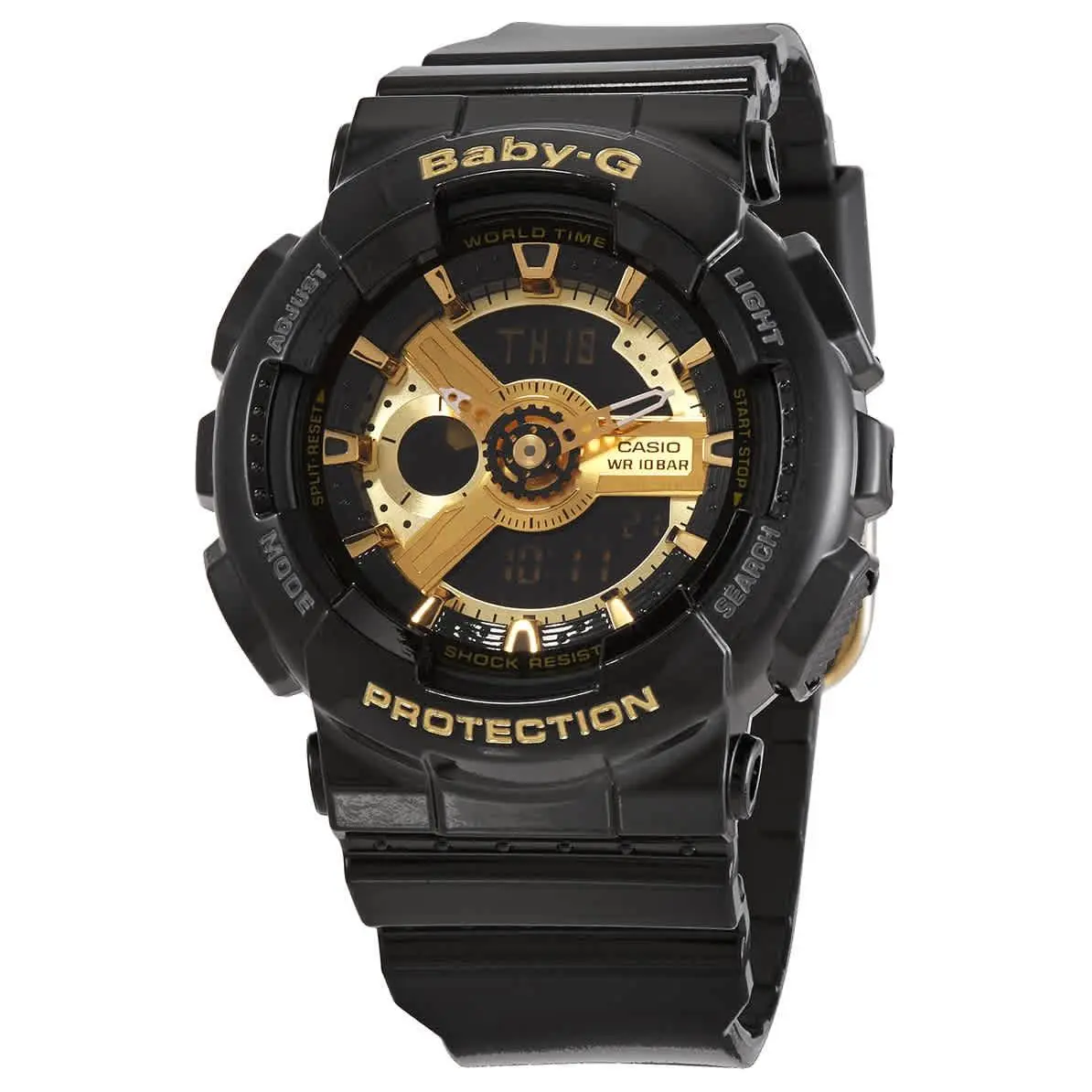 CASIO Women's BABY-G Black Watch BA-110-1A