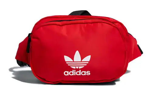 Adidas Originals Trefoil Polyester Shoulder Bag, Crossbody Bag, Fanny Pack, Sling Bag Regular Unisex Red