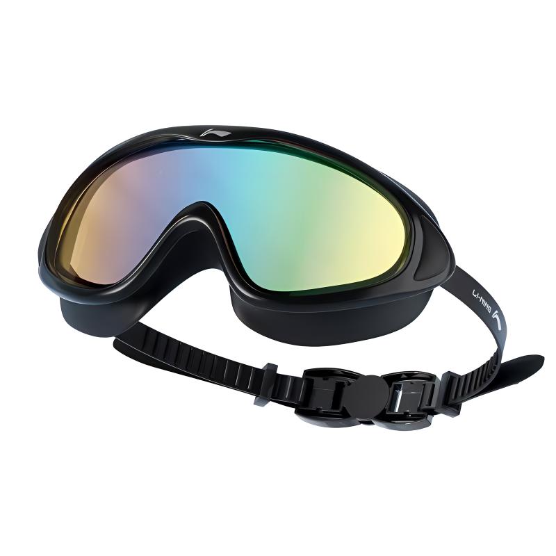 Li Ning Swim Goggles Polycarbonate, Silicone Swim Unisex Black