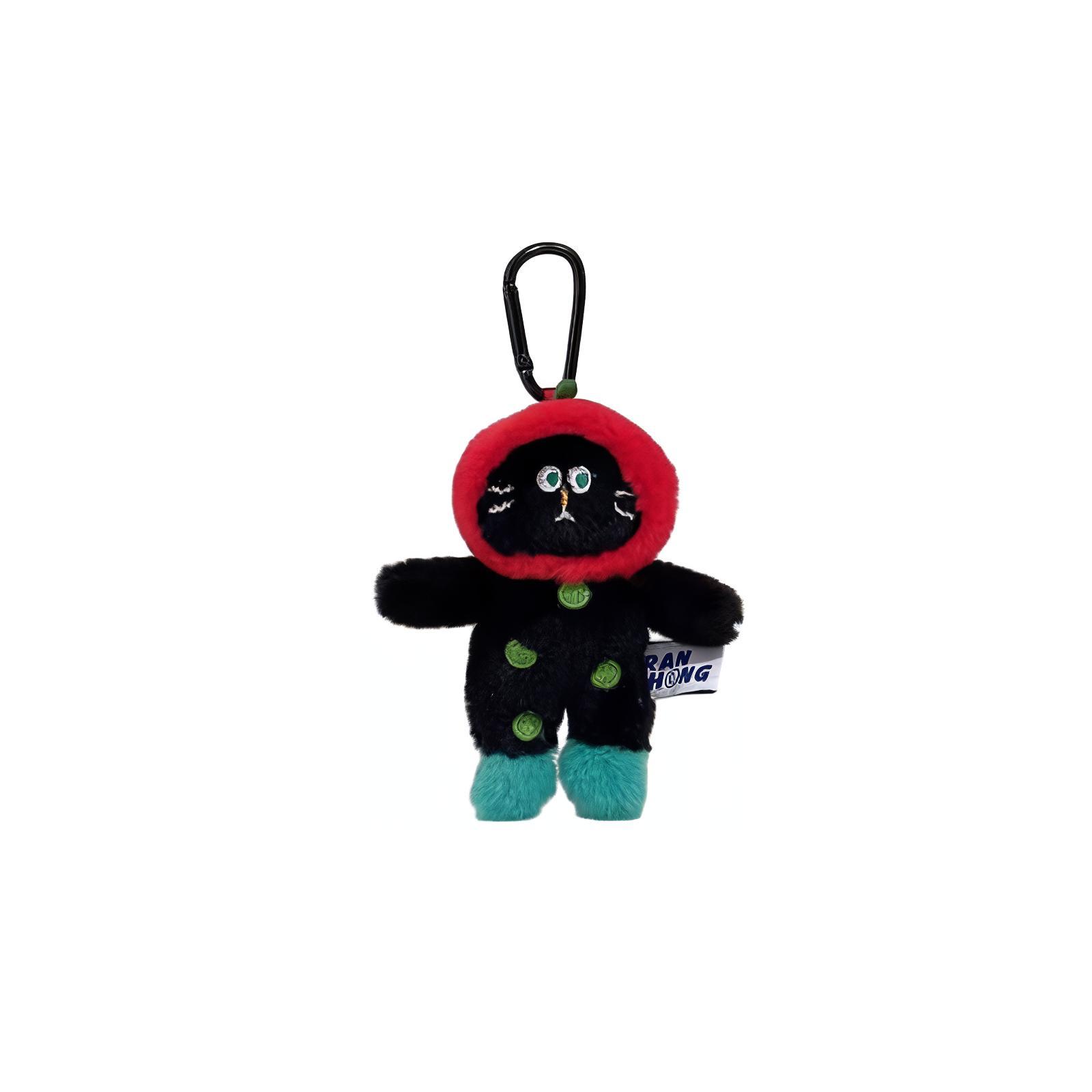 Happy Cat, sweet and cool cat in boots pendant, cute cartoon cat with long legs, doll, plush pendant, 11cm high