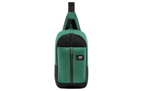 Vans Polyester Crossbody Bag, Shoulder Bag Regular Men's Green
