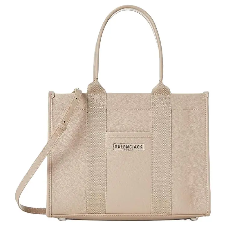 Balenciaga Leather Shoulder Bag, Crossbody Bag, Handbag Women's Taupe