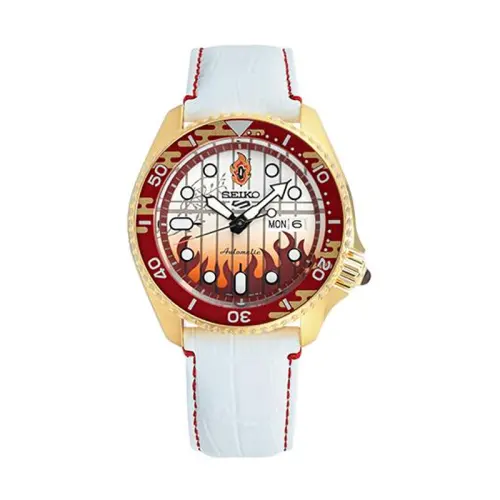 SEIKO Mechanical mechanism, watch strap stainless steel for men and women, white dial, 5 size, for beloved, Japanese and Korean