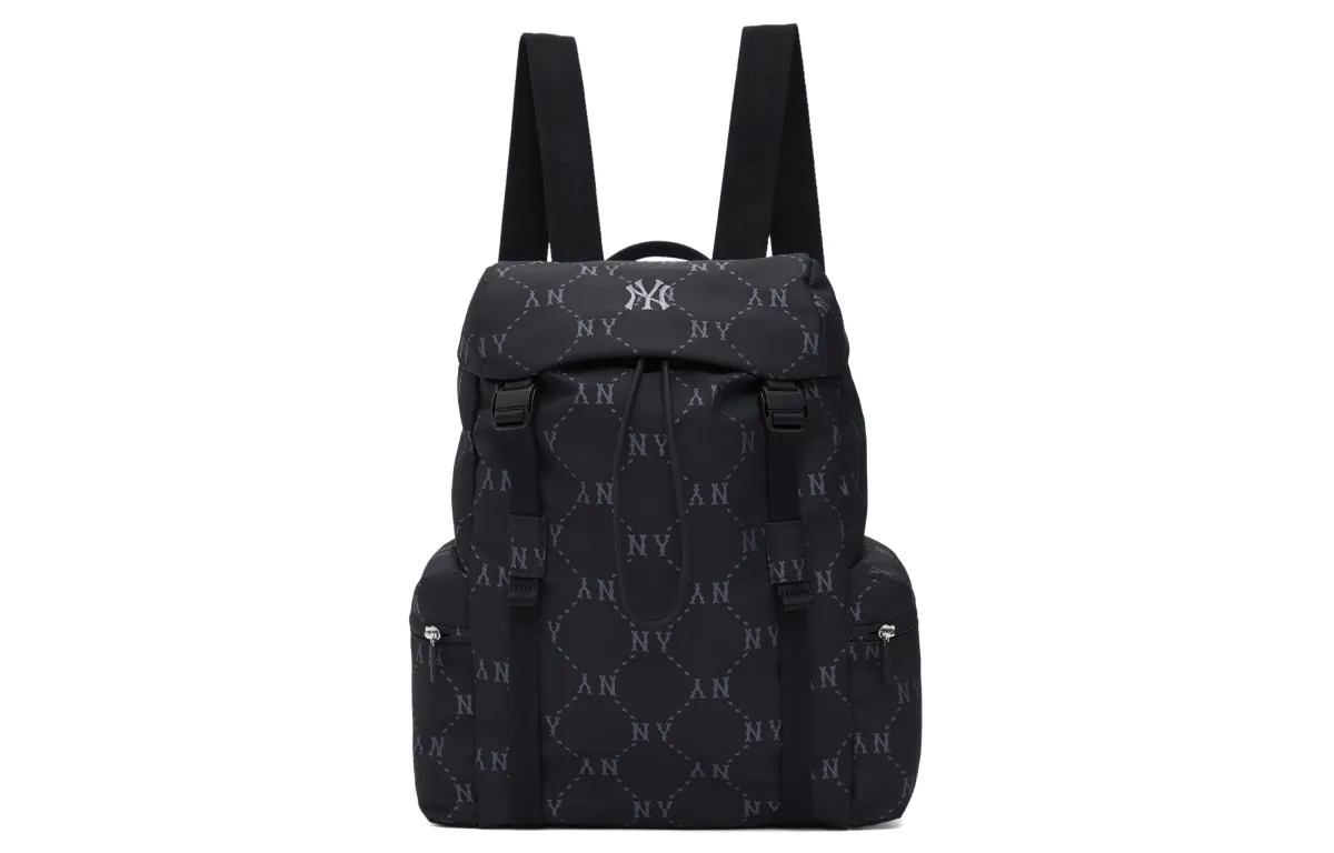 MLB Laptop Bag, Travel Cycling Bag, Double Shoulder Backpack For Students Unisex Black