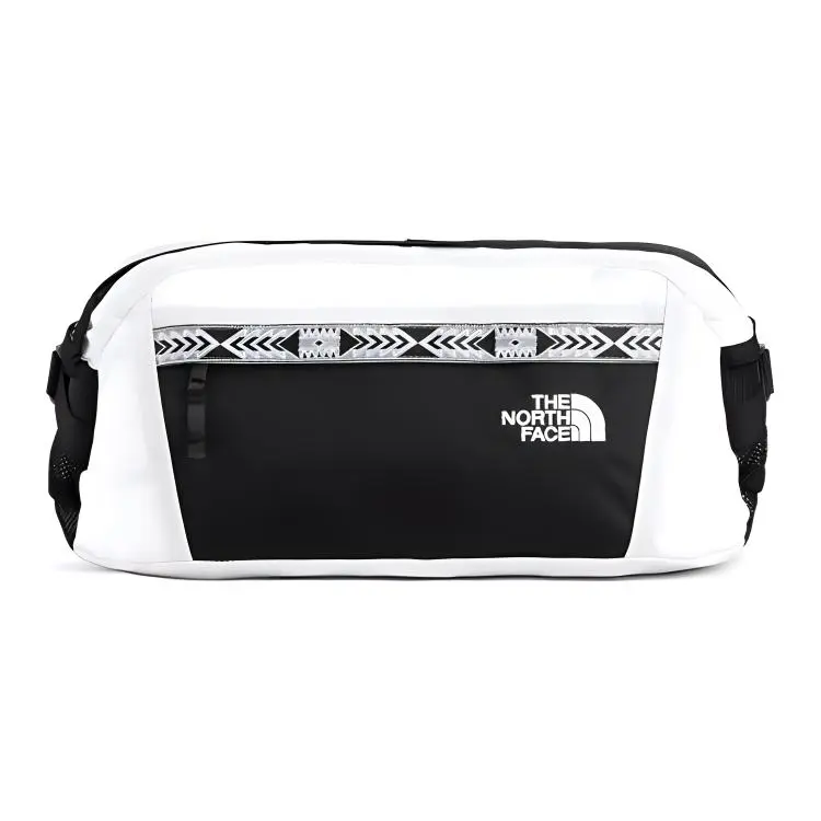 THE NORTH FACE 92 Rage Collection 9L Zip Closure Fanny Pack Sling Bag Outdoor Bag Nylon Fabric Black White Unisex