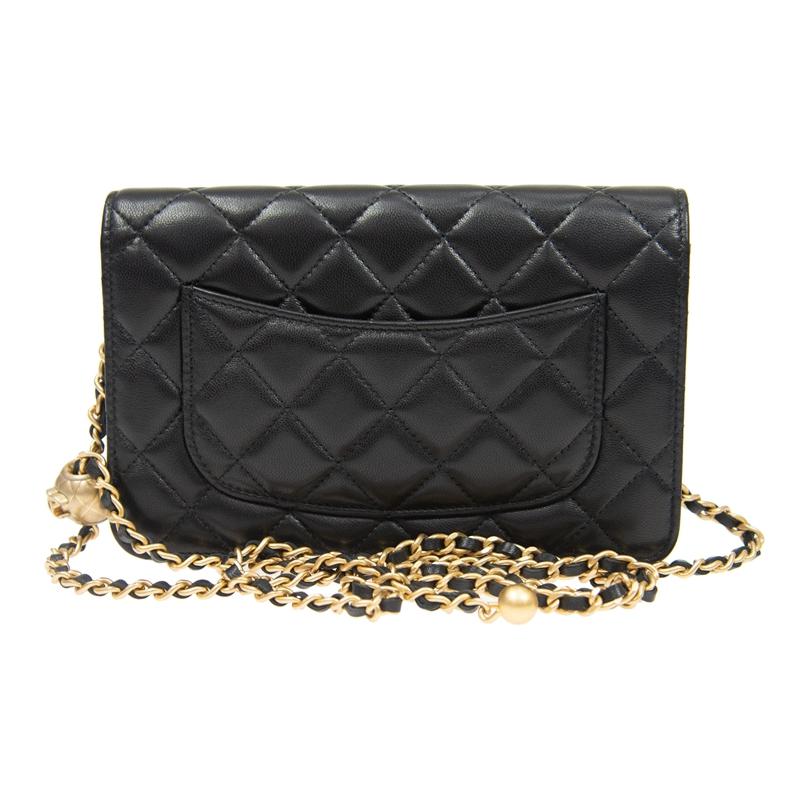 Женская сумка Chanel WOC 24K (черная) — фото 3