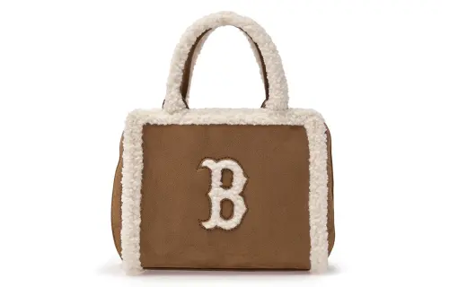MLB Demi-season fashionable camel bag for men and women, polyester, for beloved