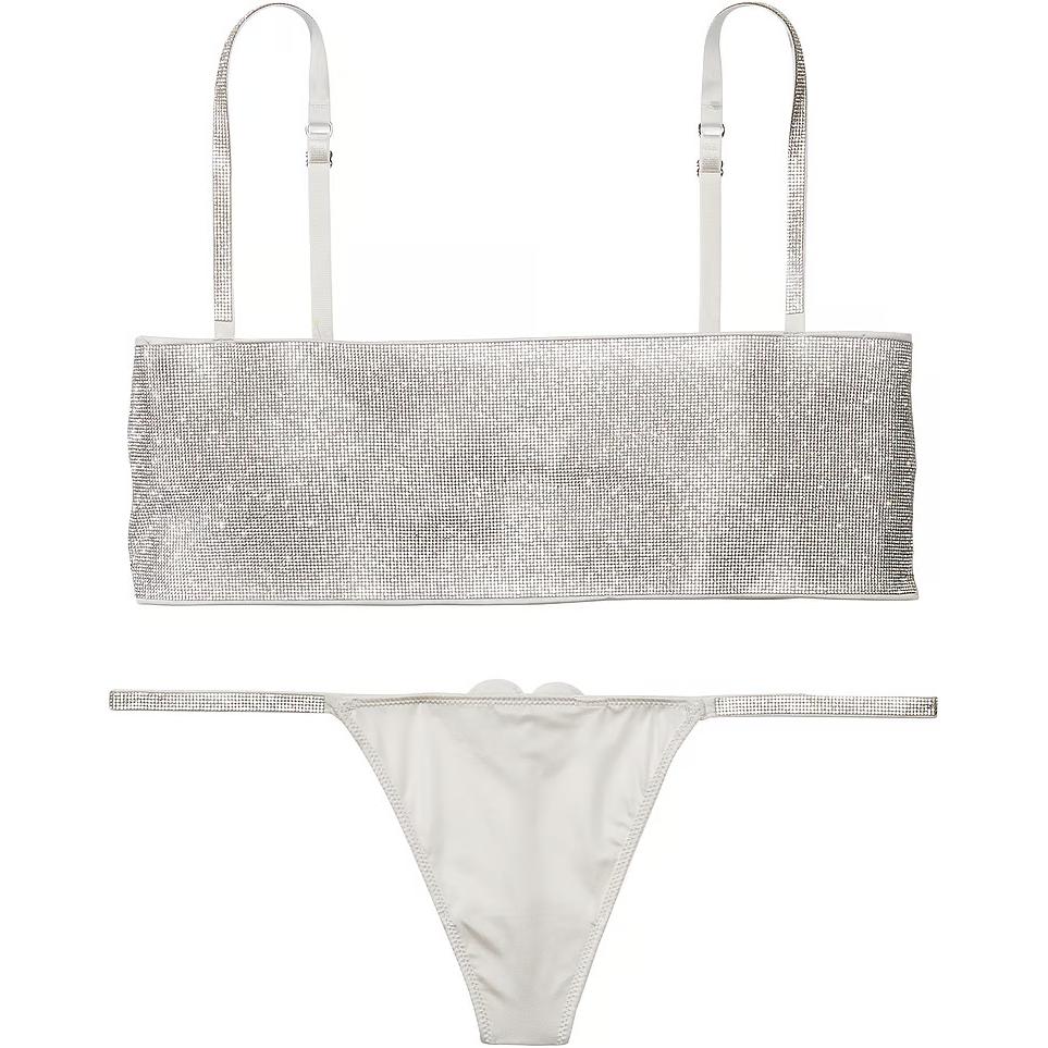 Женский комплект нижнего белья Victoria's Secret (серый)