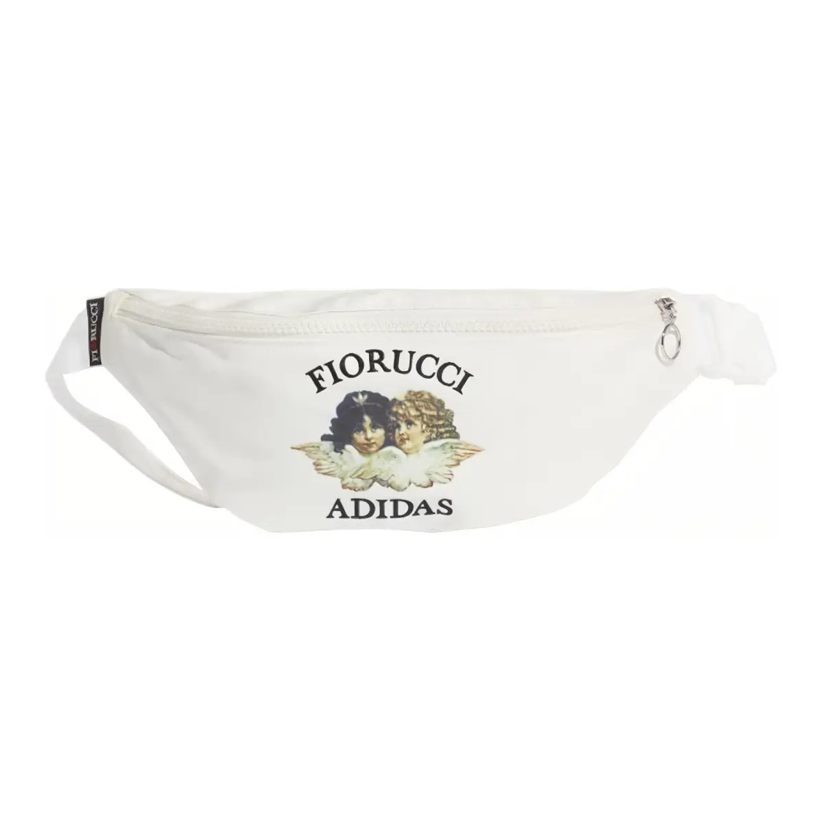Adidas Originals FIORUCCI Collaboration Nylon Shoulder Bag, Crossbody Bag, Sling Bag, Fanny Pack Regular Women's White