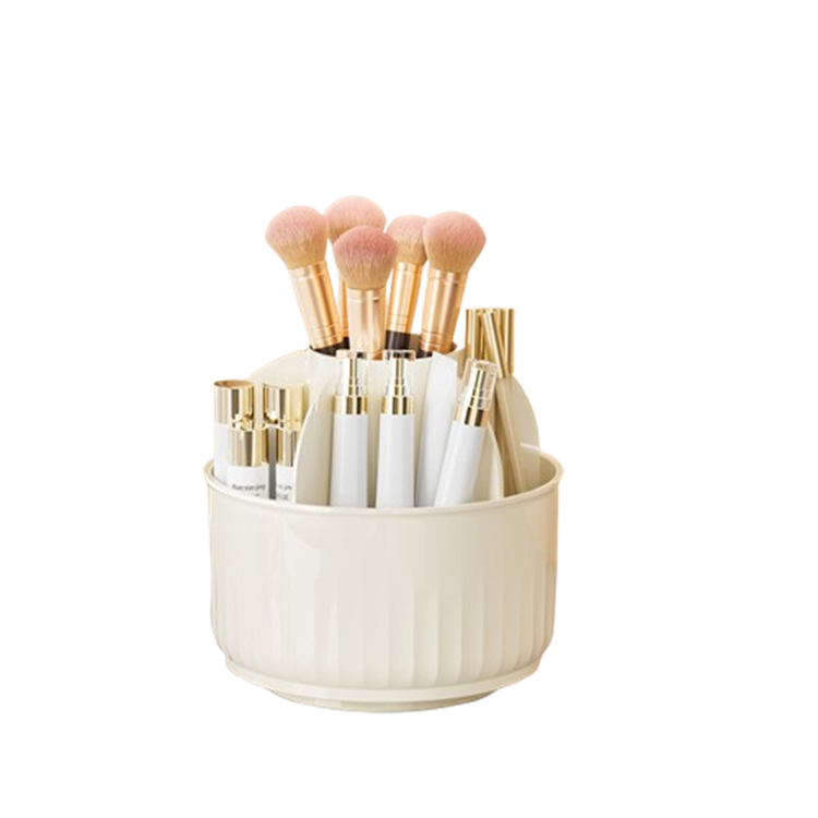 Cream cosmetic storage box, table dressing table, lipstick for skin care, white makeup box, high-quality style
