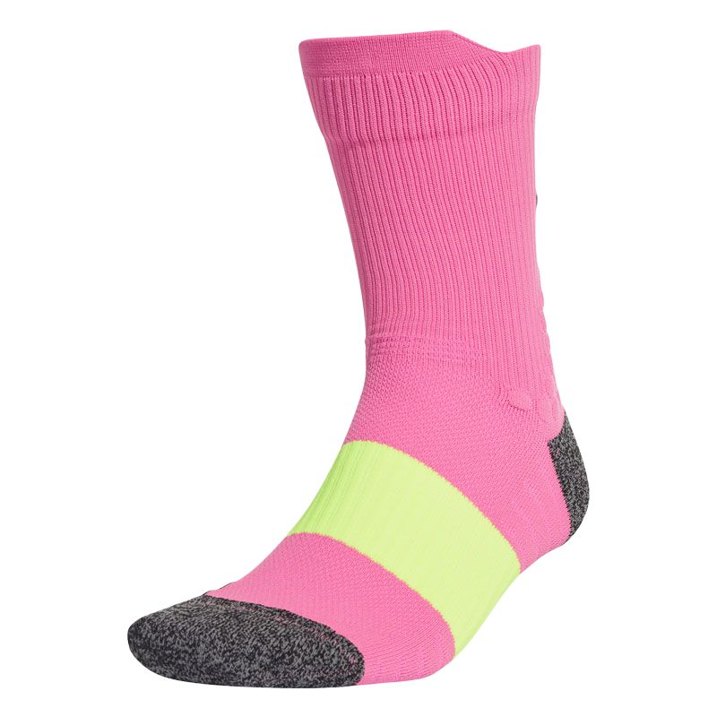 Adidas Crew Socks Unisex 1 Pack Pink/Black/Yellow