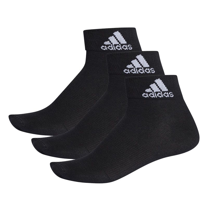 Adidas Ankle Socks Unisex 3 Pack Black