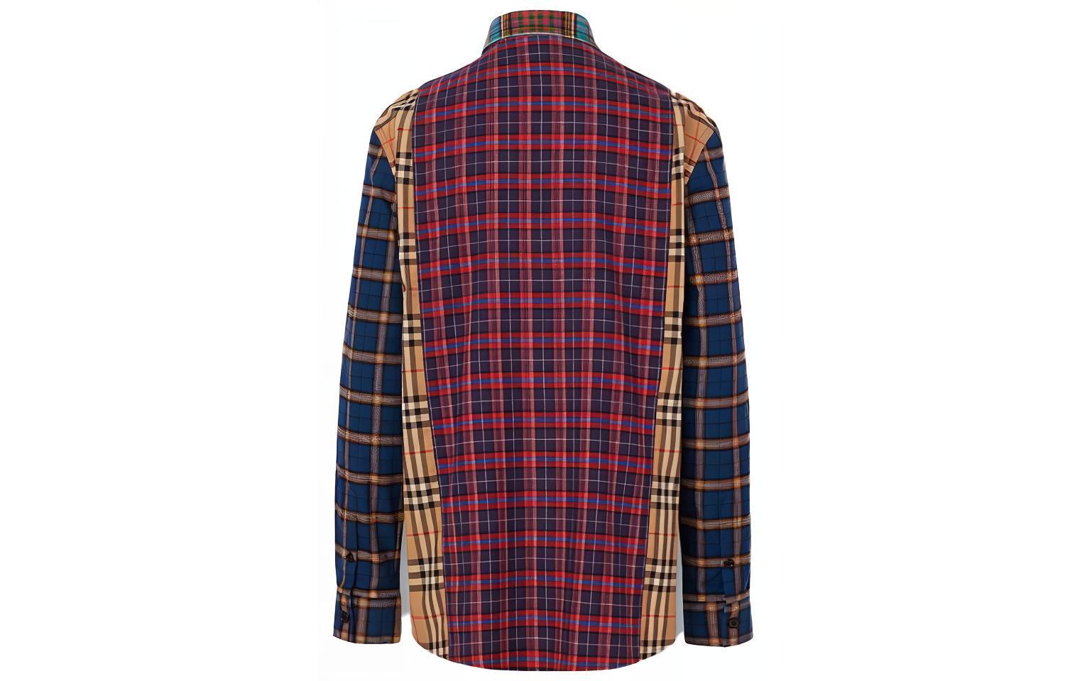 Мужская куртка Burberry (военно-морской синий в клетку) — фото 2